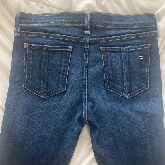 rag & bone mid rise skinny jeans size 27 - Picture 6 of 7
